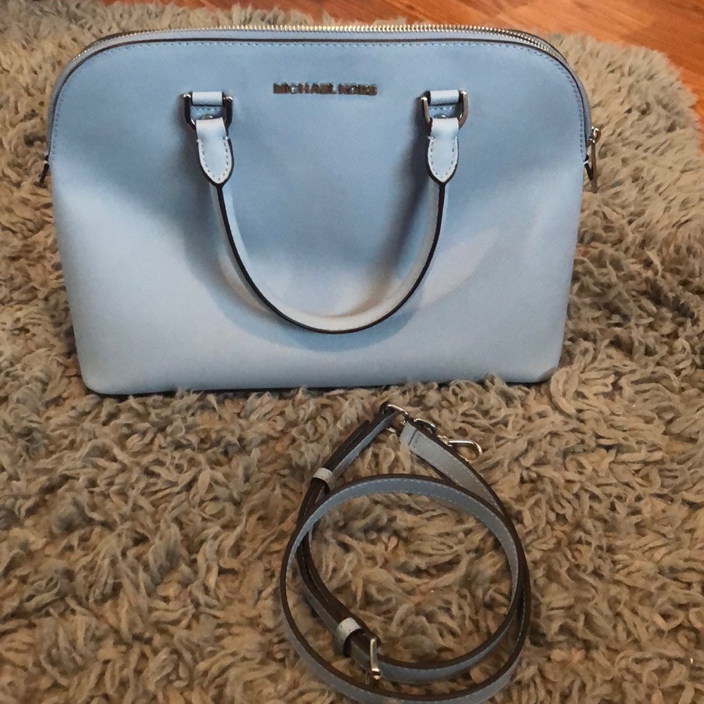 Michael Kors Sky Blue Satchel
